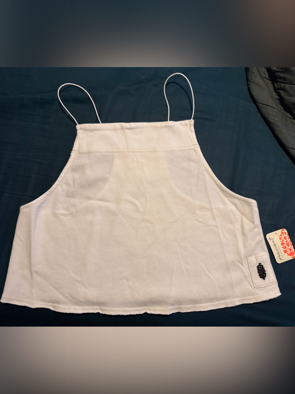 FP Movement by Free People White Cropped Tank Top